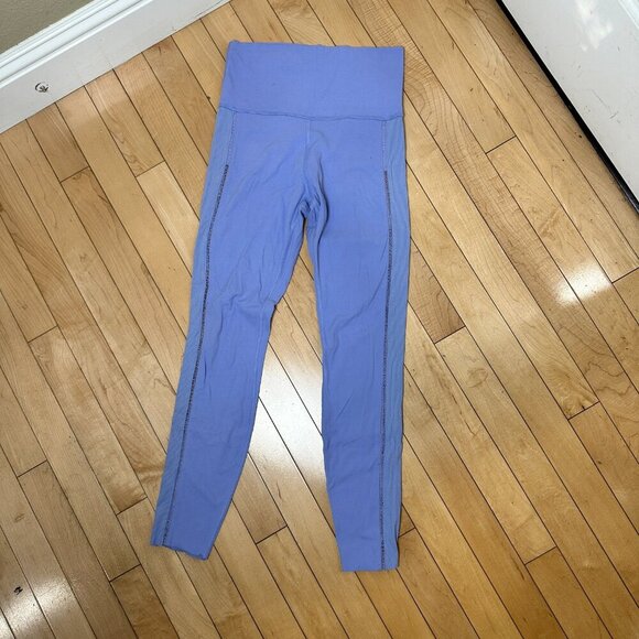 NIKE Dri-Fit Leggings with Side Seam Open Detail Size Small - Picture 2 of 9